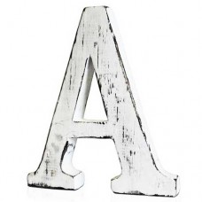Wooden alphabet letter A