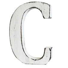 Wooden alphabet letter C