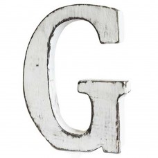 Wooden alphabet letter G