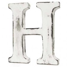 Wooden alphabet letter H