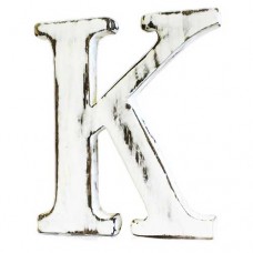 Wooden alphabet letter K