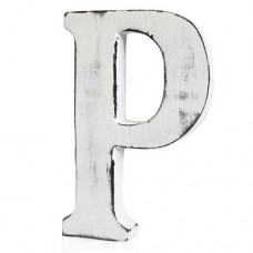 Wooden alphabet letter P