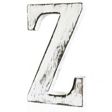 Wooden alphabet letter Z
