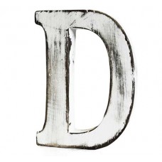 Wooden alphabet letter D